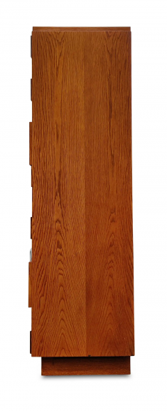  Lane Furniture Lightly Restored Paul Evans Style Lane Brutalist Staccato or Mosaic Tall Chest - 2968464