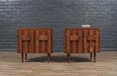  Lane Furniture Mid Century Brutalist Modern Staccato Night Stands by Lane - 4112939