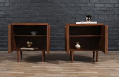  Lane Furniture Mid Century Brutalist Modern Staccato Night Stands by Lane - 4212916