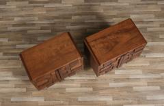  Lane Furniture Mid Century Brutalist Modern Staccato Night Stands by Lane - 4212919