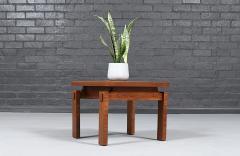  Lane Furniture Mid Century Floating Top Walnut Live Edge Side Tables by Lane - 4736481