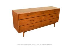  Lane Furniture Mid Century Lane Acclaim Dovetail Walnut Dresser - 3593477
