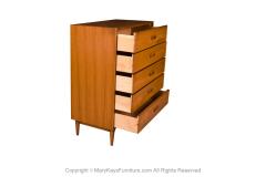  Lane Furniture Mid Century Lane Acclaim Dovetail Walnut Tall Dresser - 3637493