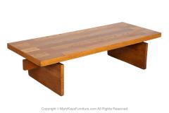  Lane Furniture Mid Century Lane Brutalist Coffee Table Bench - 3933404