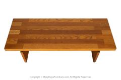  Lane Furniture Mid Century Lane Brutalist Coffee Table Bench - 3933405