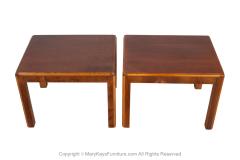  Lane Furniture Mid Century Lane Parson Style End Side Tables Pair - 3949881