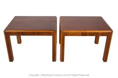  Lane Furniture Mid Century Lane Parson Style End Side Tables Pair - 3949896