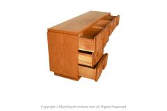  Lane Furniture Mid Century Lane Staccato Brutalist Nine Drawer Dresser - 3472035