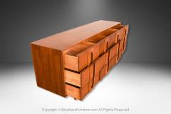  Lane Furniture Mid Century Lane Walnut Nine Drawer Dresser - 4158119