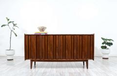  Lane Furniture Mid Century Modern First Edition Walnut Credenza by Lane Description - 2414050