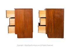  Lane Furniture Mid Century Pair of Lane Nightstands Dresser - 3790523