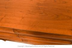  Lane Furniture Midcentury Lane Walnut First Edition Triple Dresser - 3536493