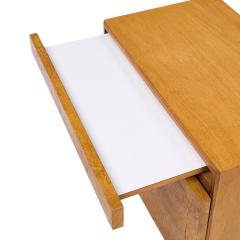  Lane Furniture Milo Baughman Style Lane Mid Century Burlwood Nightstands Pair - 4263490