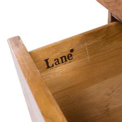  Lane Furniture Milo Baughman Style Lane Mid Century Burlwood Nightstands Pair - 4263494