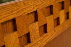  Lane Furniture Monumental Lane Furniture King Size 62 Staccato Cubist Headboard in Oak - 4254335