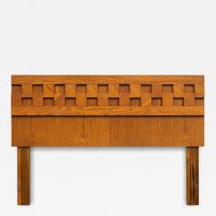  Lane Furniture Monumental Lane Furniture King Size 62 Staccato Cubist Headboard in Oak - 4256423
