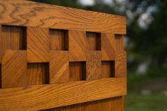  Lane Furniture Monumental Lane Furniture King Size 80 Staccato Cubist Headboard in Oak - 4254341