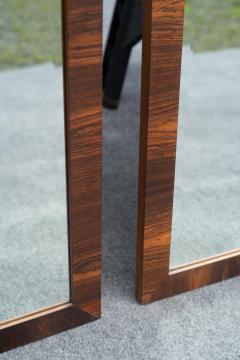  Lane Furniture Pair Uncommon Lane Altavista Rosewood Wall Mounted Bevelled Mirrors 47x21 - 4222902