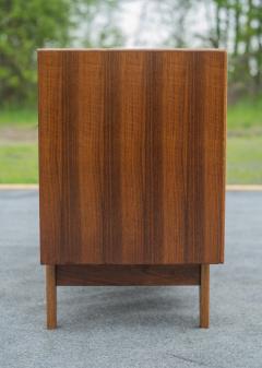  Lane Furniture Restored Warren Church for Lane Perception Walnut Oak 3 Drawer Woven Cabinet - 4158016