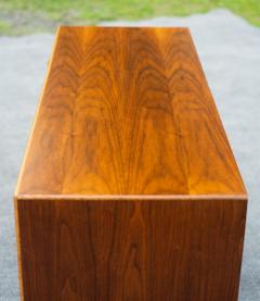  Lane Furniture Restored Warren Church for Lane Perception Walnut Oak 3 Drawer Woven Cabinet - 4158033