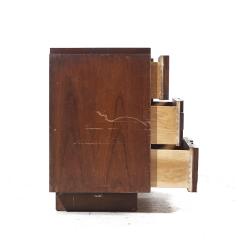  Lane Staccato Lane Stacatto Brutalist Mid Century Walnut Lowboy Dresser - 3842679