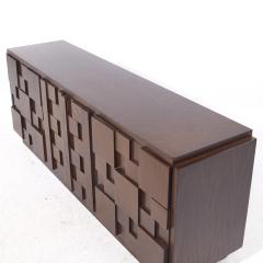  Lane Staccato Lane Staccato Brutalist Mid Century 9 Drawer Lowboy Dresser - 4108062
