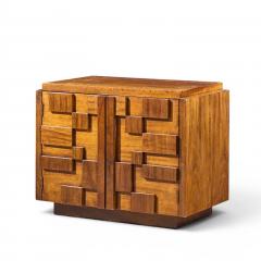  Lane Staccato Lane Staccato Brutalist Mid Century Nightstands Pair - 4570273