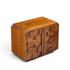  Lane Staccato Lane Staccato Brutalist Mid Century Nightstands Pair - 4570274