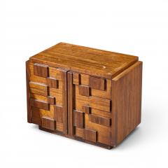  Lane Staccato Lane Staccato Brutalist Mid Century Nightstands Pair - 4570275