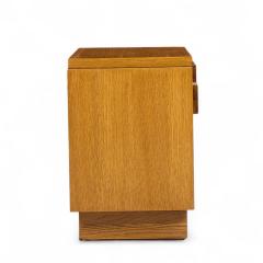  Lane Staccato Lane Staccato Brutalist Mid Century Oak Nightstands Pair - 4252454