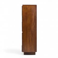  Lane Staccato Lane Staccato Brutalist Mid Century Walnut Armoire Dresser - 4316880