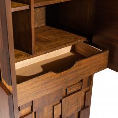  Lane Staccato Lane Staccato Brutalist Mid Century Walnut Armoire Dresser - 4455000