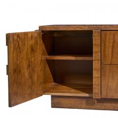  Lane Staccato Lane Staccato Brutalist Mid Century Walnut Credenza - 4440645