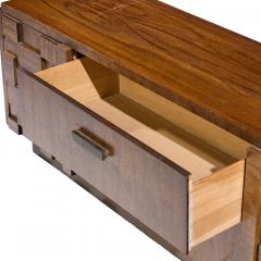  Lane Staccato Lane Staccato Brutalist Mid Century Walnut Credenza - 4440646