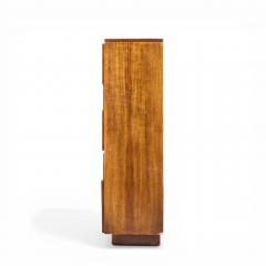  Lane Staccato Lane Staccato Brutalist Mid Century Walnut Highboy Armoire Dresser - 4573461