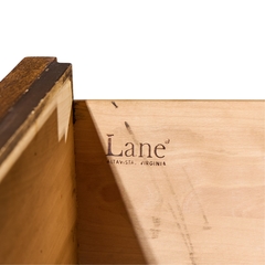  Lane Staccato Lane Staccato Brutalist Mid Century Walnut Highboy Dresser - 4721416