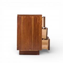  Lane Staccato Lane Staccato Brutalist Mid Century Walnut Lowboy Dresser - 4489495