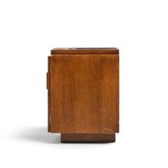  Lane Staccato Lane Staccato Brutalist Mid Century Walnut Nightstand - 4728694