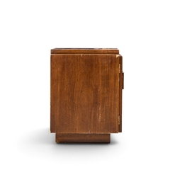  Lane Staccato Lane Staccato Brutalist Mid Century Walnut Nightstand - 4728696