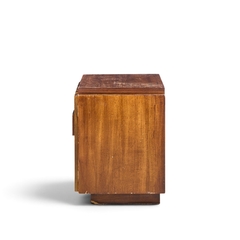  Lane Staccato Lane Staccato Brutalist Mid Century Walnut Nightstands Pair - 4804724