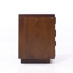  Lane Staccato Lane Staccato Mid Century Brutalist Walnut Nightstands Pair - 4075426