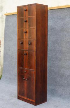  Langkilde M bler Rare Custom Apothecary Style Rosewood Tall Narrow Dresser by Svend Langkilde - 3781268