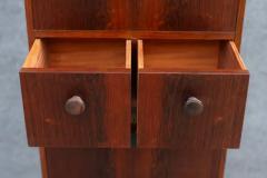  Langkilde M bler Rare Custom Apothecary Style Rosewood Tall Narrow Dresser by Svend Langkilde - 3781294