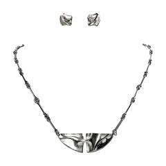  Lapponia Lapponia Sterling Necklace and Earrings Finland C 1978 - 1108325