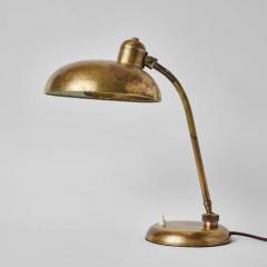  Lariolux 1940s Giovanni Michelucci Brass Ministerial Table Lamp for Lariolux - 2563114