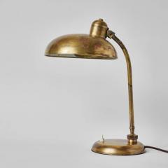  Lariolux 1940s Giovanni Michelucci Brass Ministerial Table Lamp for Lariolux - 2563117