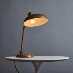  Lariolux 1940s Giovanni Michelucci Brass Ministerial Table Lamp for Lariolux - 3364147