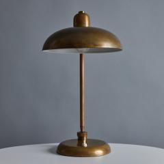  Lariolux 1940s Giovanni Michelucci Brass Ministerial Table Lamp for Lariolux - 3364152