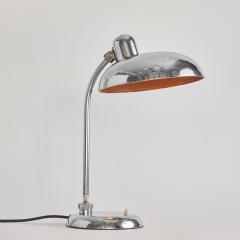  Lariolux 1940s Giovanni Michelucci Chrome Ministerial Table Lamp for Lariolux - 2633253