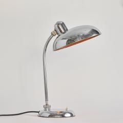  Lariolux 1940s Giovanni Michelucci Chrome Ministerial Table Lamp for Lariolux - 2633254